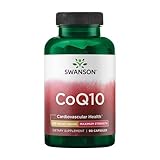 Swanson CoQ10 Cardiovascular Brain Energy and Heart Health Antioxidant Support Supplement 200 mg 90 Capsules