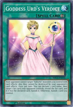 Yu-Gi-Oh! - Goddess Urd's Verdict - SHVA-EN010 - Super Rare - 1st Edition - Shadows in Valhalla