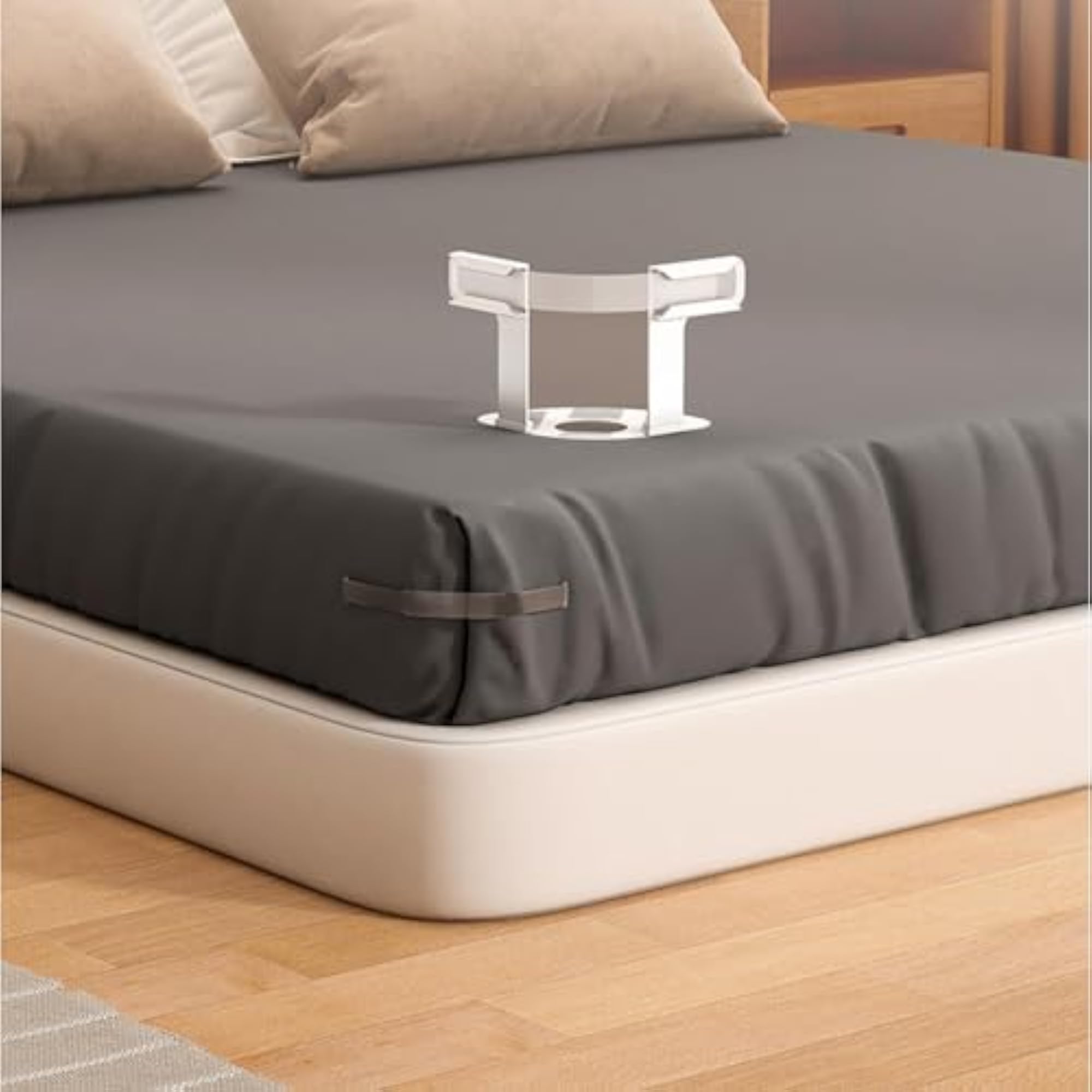 4Pcs Trendy Bed Sheet Holders Clips for Bedroom Dorm