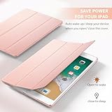 EasyAcc Case for iPad 9.7 inch 6th/5th Gen(NOT for iPad Air 5th Gen), iPad Air 2 2018 2017, Protective Cover with Stand, Auto Sleep Wake, Hard PC Case, Pink - Image 3