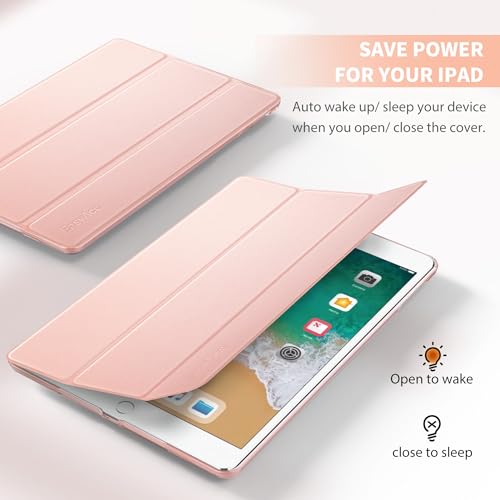 EasyAcc Case for iPad 9.7 inch 6th/5th Gen(NOT for iPad Air 5th Gen), iPad Air 2 2018 2017, Protective Cover with Stand - Image 3