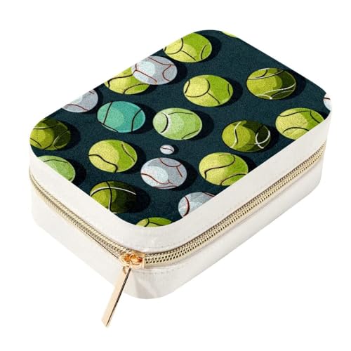 Boîte à bijoux en velours avec compartiments amovibles - 2