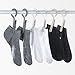 JCBIZ 24-Pack Drying Clips Laundry Hooks, Portable Clothes Pins Hanging, Plastic Clips Hanger Best for Home Travel Outdoor - (Dark Grey)