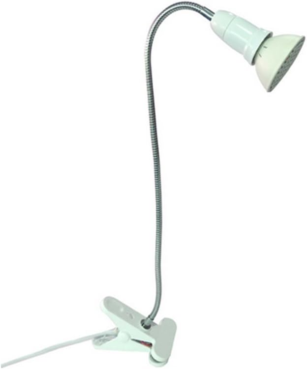 TELLM 6W Clamp plant lamp led red blue light plant growth lamp full spectrum plant fill light White