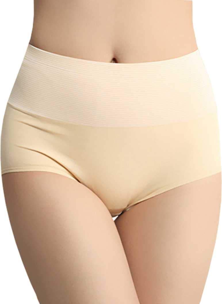 plumbury Women's Cotton High Waist Full Coverage Hipster Panty,Free Size-picture-18