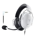 Razer BlackShark V2 X - Multi-Platform Wired E-sports Headset (Triforce 50 mm Drivers, Advanced Passive Noise Cancellation, 7.1 Surround Sound, Hyperclear Cardioid Mic) White