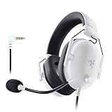 Razer BlackShark V2 X - Multi-Platform Wired Esports Headset (Triforce 50 mm Drivers, Advanced Passive Noise Cancellation, 7.1 Surround Sound, Hyperclear Cardioid Mic) White
