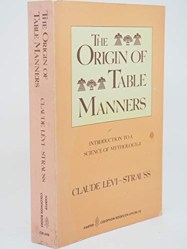 The Origin Of Table Manners B002CZBBJ0 Book Cover
