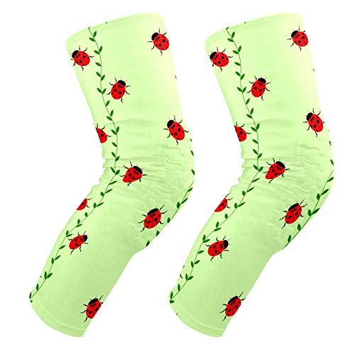 Genouillères homme et femme motif coccinelles protection rotule rembourrée souple