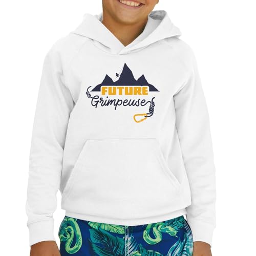 Sweat à capuche enfant future grimpeuse Fabulous en coton premium - 2