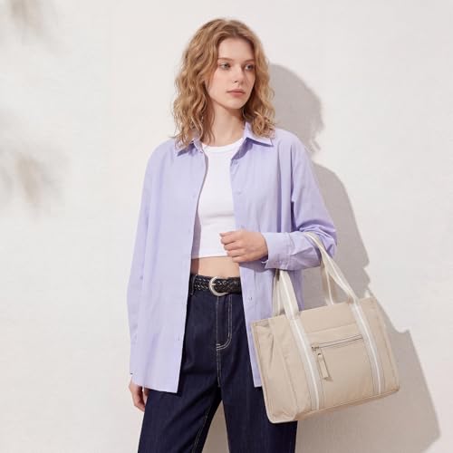 Image of ACUARIO Tote Bag for Women, Work Tote Handbag with Pockets, Shoulder Bag for Office Business Travel Daily Commute