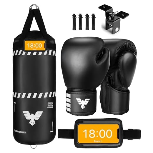Elite Sports Kids Punching Bag Set 2.5ft Heavy Bag 6oz Gloves for Youth Boxing, MMA, Home Gym, Martial Art (Unfilled)