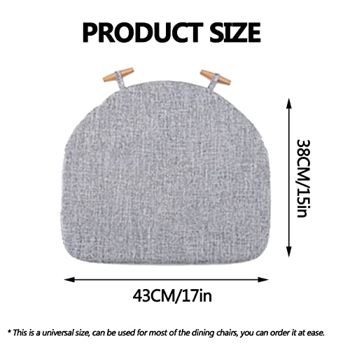 Coussin d'assise pour chaises de salle à manger lavable 17x17 - 8