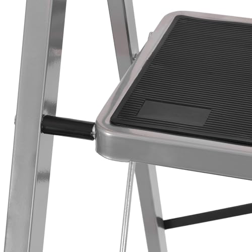 Escalera de plataforma compacta TOUGH MASTER de 4 peldaños de acero resistente 7