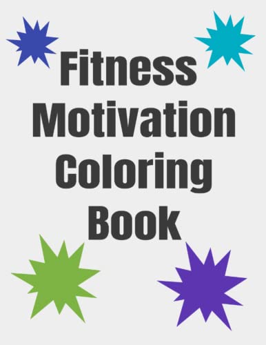 Fitness Motivation Coloring Book