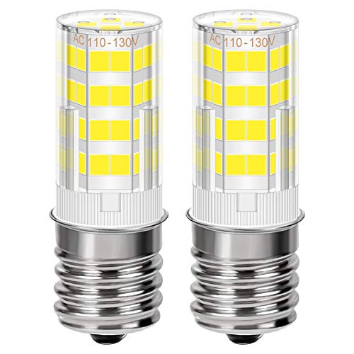 Microwave Oven Bulb Ceramic 4W E17 LED Bulb Appliance Light Bulbs Intermediate Base Light Bulb for Oven,40W Halogen Bulb Equivalent, Dimmable AC 110V-130V 3000K Warm White,
