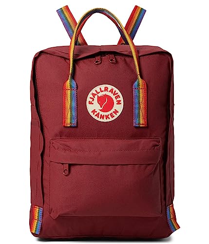 Fjällräven Kånken Rainbow Ox Red - Rainbow Pattern