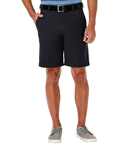 Short en gabardine homme taille extensible Haggar Cool 18 infroissable