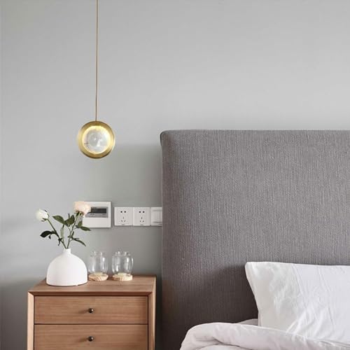 Mini éclairage suspendu carré en verre et lustre géométrique moderne - 3