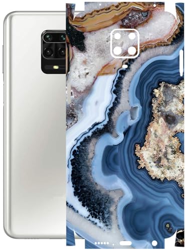 Image of AtOdds - Full Body Back Screen Guard Protector Film - Lamination Wrap Skin Sticker Compatible with REDMI Note 9 PRO MAX | Scratchproof Matte Finish (Floor Marble)
