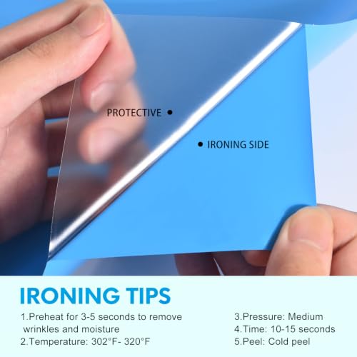 Image of HTV Iron on Vinyl 12Inch by 12ft Roll HTV Heat Transfer Vinyl for T-Shirt HTV Vinyl Rolls for All Cutter Machine - Easy to Cut & Weed for Heat Vinyl Design (Lake Blue, 12ft)