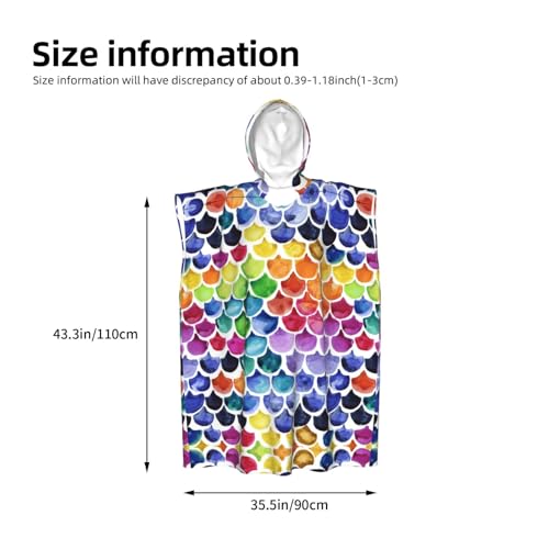 Poncho à capuche sirène pour le surf et vos sorties plage cet été