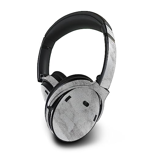 Image of MightySkins Glossy Glitter Skin Compatible with Bose QuietComfort 45 Headphones Frost Marble | Protective, Durable High-Gloss Glitter Finish | Easy to Apply | Made in The USA
