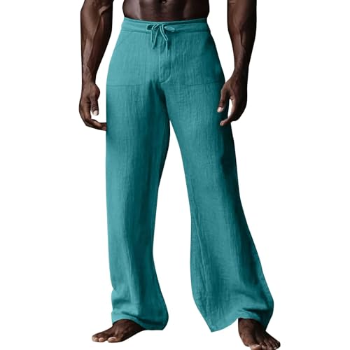 Pantalon d'été en lin de qualité supérieure pour homme moderne