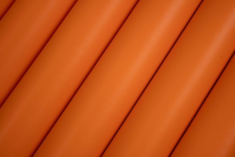 Orange  20 Yards (720"x54")| Waterproof Upholstery Material for Boat Seats, Automotive & Outdoor Furniture | Durable, Sun & Moisture Resistant