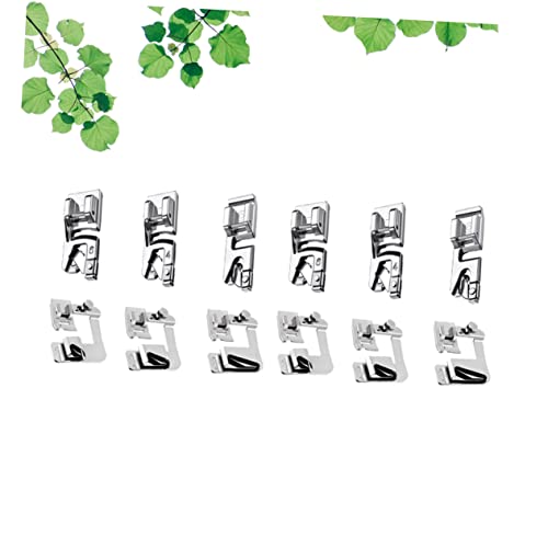 12 Biche pour Machine à Coudre Pied à Sertir DOITOOL