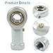 Moicstiy 2pcs PHSB6 Rod End Bearing, 3/8