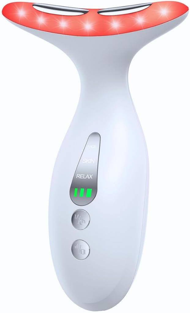 Neck Massager - A Portable face and Neck Massager Designed for Daily Personal Care use. It Provides a Gentle Massage Experience That Helps Users Feel Relaxed