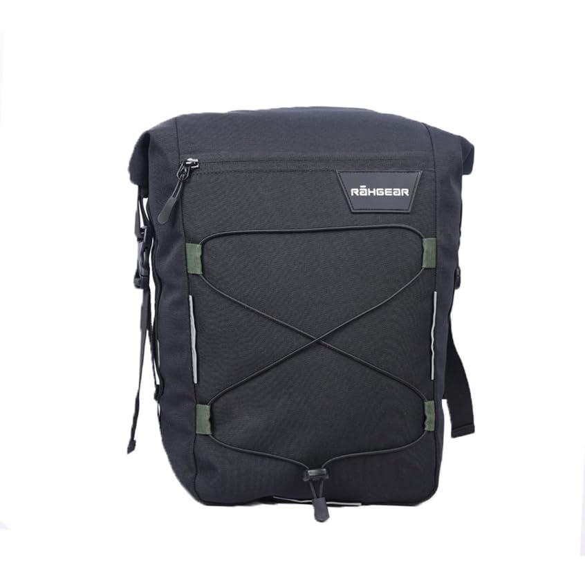 Rahgear Compack 15 100% Waterproof Tail Vehicle Bag | Black | 15L-image-17
