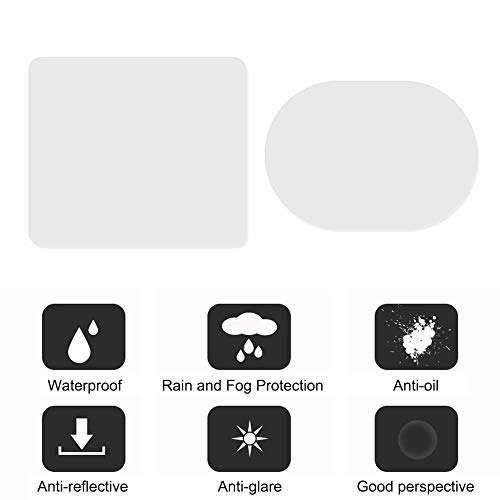 GoolRC Filme Espelho Retrovisor do carro Janela Lateral Película Protetora HD Anti-Fog Anti-Arranhõe