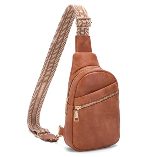 Small Sling Bag for Women - Vegan Leather Crossbody Purse with Fanny Pack Style for Women