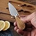6 Pieces Cheese Knife Set,Cheese Knives Wood Handle Stainless Steel Cheese Slicer Cutter Fork Spreading Cheese Knife Gift Set of 6 Charcuterie Board Accessories for Party Wedding Christmas