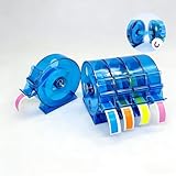 2 PCS ABS Plastic Magnetic Label Dispenser for Handwritten Labels, Manual Medical Label Dispenser for Office...