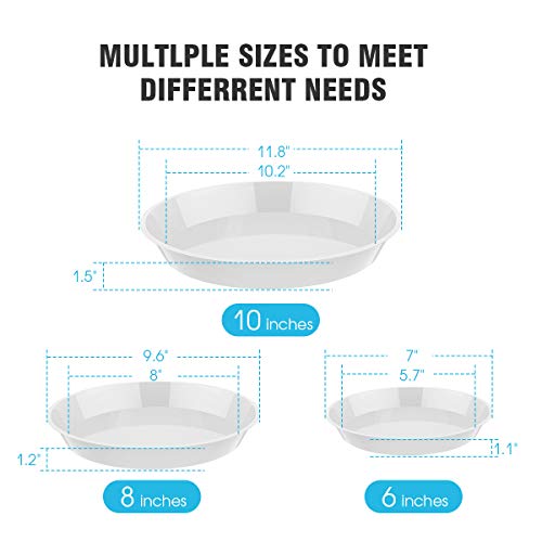 Upmct FD-EP-230201-1813 6 Pack Plant Saucer, 4 6 8 10 12 Inch Durable Plant Tray Flower Pot Saucer Round Pallets thumb #6