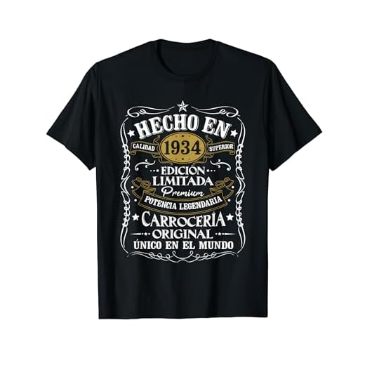 90 Cumpleaños 90 Años Hombre Hecho en 1934 Vintage Regalo Camiseta