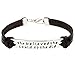 O.RIYA She Believed She Could So She Did Leather Bracelet For Women , Inspirational Leather Bracelet