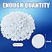 Sasylvia 3000 Pcs Glow in The Dark Rocks 1 Inch Glow Rocks 12.6 LB Garden Glow in The Dark Stone Outdoor Glow in The Dark Pebbles for Landscaping Walkway Pathway Backyard Fish Tank Plant (White)