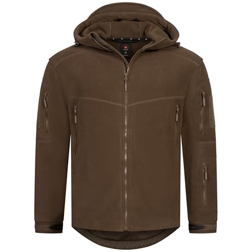 Höhenhorn Biferten Herren Militär Fleecejacke Braun Gr. M