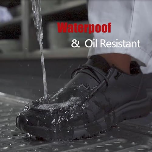 ulogu Non Slip Waterproof Shoes for Men Women丨Oil Resistant Slip On Work Loafers2