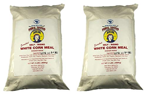 Amazon Com Adluh Self Rising Enriched Corn Meal White 2 2lb Bags Everything Else