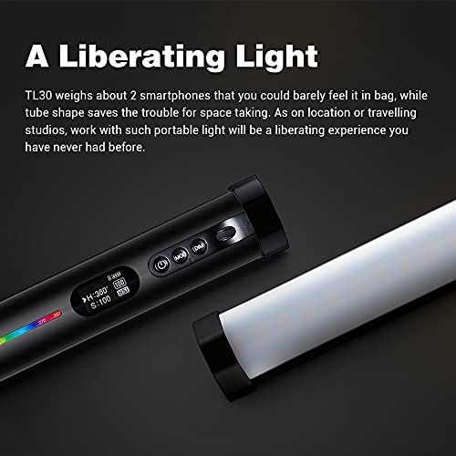 GODOX TL30 RGB ボンドライト LEDライト 8W 2700K-6500K リチウム電池内蔵 スマホアプリ制御 の商品画像 2