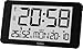 Produktbild Digitale Wanduhr "Kuba", Funkuhr mit Thermometer/Hygrometer, Schwarz