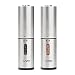 Kato Electric Salt and Pepper Grinders Set - Battery Operated, Stainless Steel, Automatic Pepper Shaker Mill with Led Light and Adjustable Coarseness for Flavor & Seasoning, Pack of 2