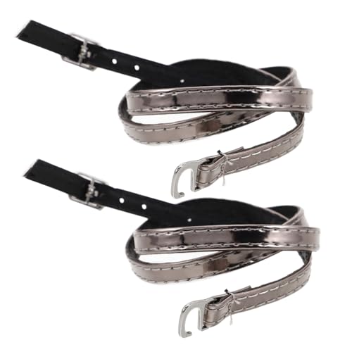 Veemoon 1 Pair Adjustable Loose High Heel Straps for Women Detachable Buckle Shoe Accessories Stylish Design for Secure Fit Fashionable High Heels Convenient Tying Process Durable Material