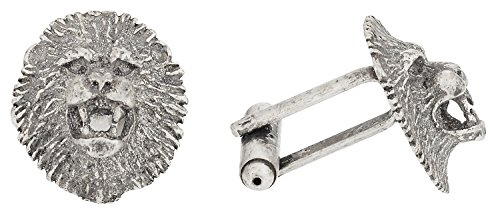 Men's Lion Head Cufflinks King Of The Jungle Valentines Love Husband Boyfriend With Travel Presentation Gift Box #TOP1