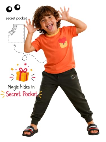 Image of Pilolo Kids Soft Cotton Lycra Pocket T-Shirt for Boy